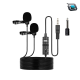 Microfono Boya M1DM  doble lavalier omnidireccional