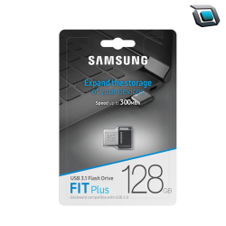 Flash Memory Samsung 128GB FIT Plus USB 3.1 Gen 1 Type-A