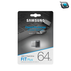 Flash Memory Samsung 64GB FIT Plus USB 3.1 Gen 1 TIPO A.