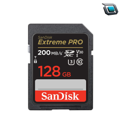 Tarjeta de memoria SanDisk Extreme PRO SDXC UHS-I de 128 GB 200 MB/s