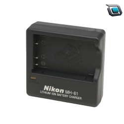 Cargador de batería Nikon MH-61.