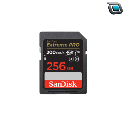 Tarjeta de memoria SanDisk Extreme PRO UHS-I SDXC de 256GB de 200Mbs