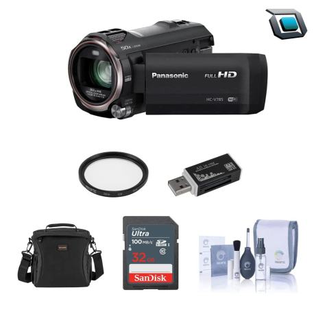 Filmadora Panasonic HC-V785K Grabe video Full y fotografías de 24MP