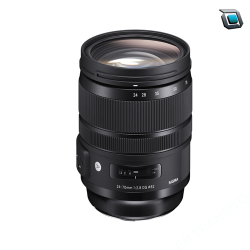 Lente Artística Sigma 24-70mm f/2.8 DG OS HSM para Canon EF.