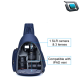 Caden D17 Camera Bag Sling Backpack, Camera Case Mochila con soporte para trípode