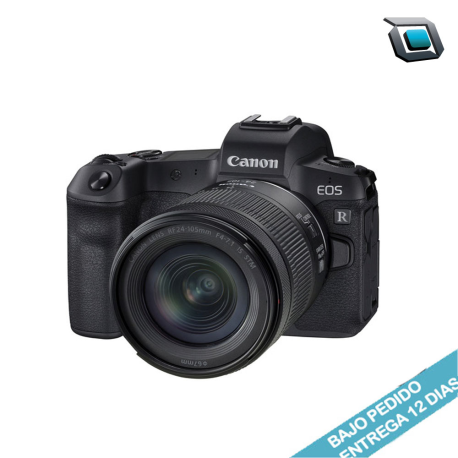 Cámara Canon Sin Espejo Mirrorless EOS R con lente de 24-105 mm f/4-7.