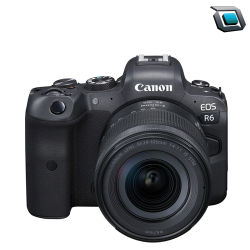 Cámara Canon EOS R6 + 24-105mm  4-7 (Mirrorless)