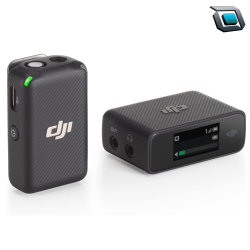 Micrófono inalámbrico DJI Mic  para cámara DSLR/ o teléfono inteligente iOS/Android.