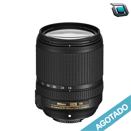 Lente Nikon 18 – 140 mm f/3.5 – 5.6 G ED VR AF-S DX NIKKOR