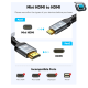 Adaptador Highwings bidireccional 2.0 de cable mini HDMI a HDMI (4K 60 Hz)