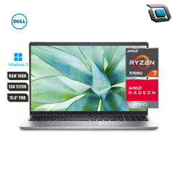 Laptop Dell Inspiron  3525 Amd Ryzen 7 5700U, Ram  16GB, Disco SSD 512GB,15.6″,Windows 11 Original