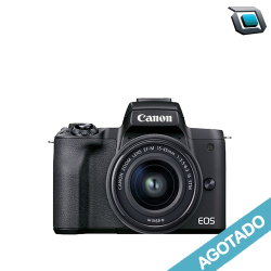 Cámara Canon M50 Mark II + Lente  15-45mm 4K (Mirrorless)..