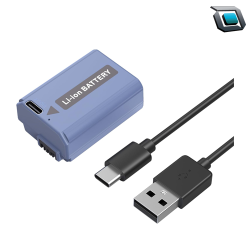 Batería SMALLRIG NP-FW50 recargable de carga rápida USB-C para cámara Sony...