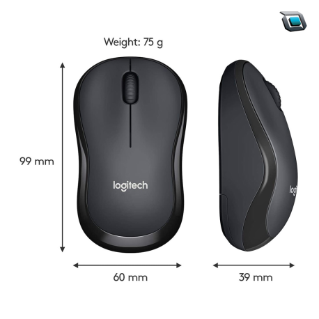 Mouse inalámbrico Logitech M221 Silent Wireless. - Imagen 3
