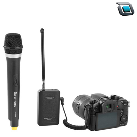 Micrófono VHF inalámbrico Saramonic con receptor portátil WM4CA. - Imagen 2