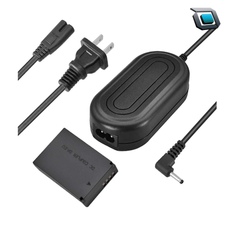 Adaptador de corriente AC/Bateria Hueca  ACK-E12 para Canon EOS M50, M50 Mark II, M200, Kiss M, Kiss M2.