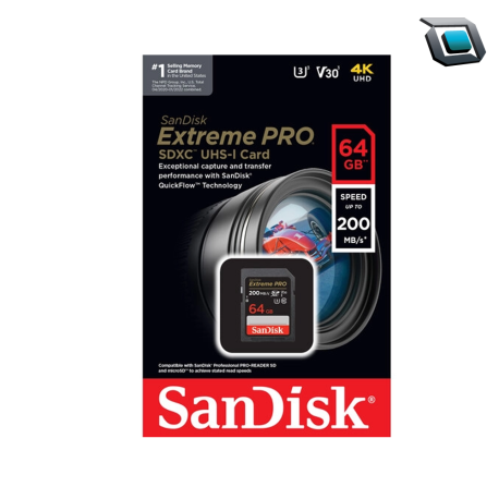 Tarjeta de memoria 64GB SanDisk Extreme PRO UHS-I SDXC-200Mbs - Imagen 2