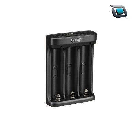 Cargador Zhiyun Triple para batería 18650.