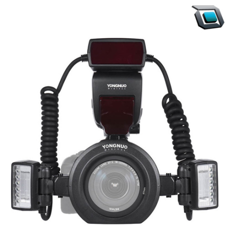 Flash YONGNUO YN-24EX TTL Macro para Cámara Canon.