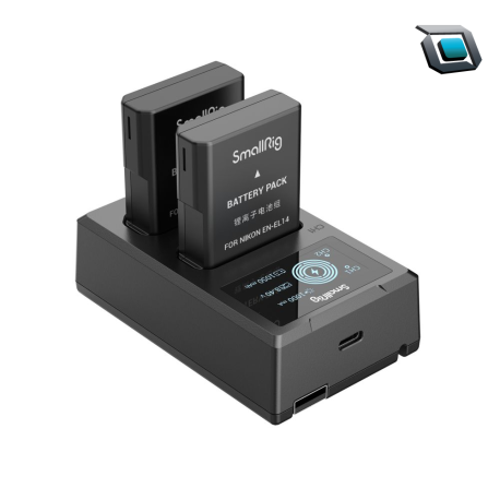 Baterías SmallRig EN-EL14 para Nikon (2 Pack Baterias+Cargador) - Imagen 2
