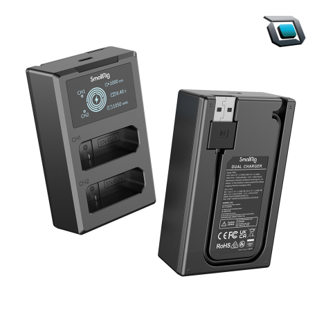 Baterías SmallRig EN-EL14 para Nikon (2 Pack Baterias+Cargador) - Imagen 4