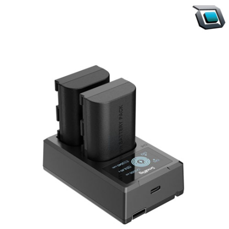 Baterías SmallRig LP-E6NH para Canon (2 Pack Baterías+Cargador). - Imagen 2