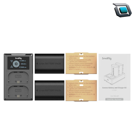 Baterías SmallRig LP-E6NH para Canon (2 Pack Baterías+Cargador). - Imagen 6