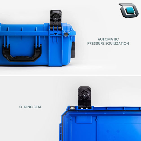 Estuche rígido Seahorse SE830 para protección de equipos / color (azul). - Imagen 4
