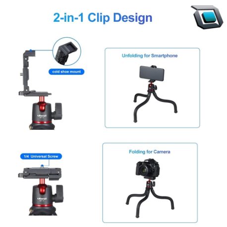 Trípode Ulanzi MT-11 Multifuncional compacto. - Imagen 2
