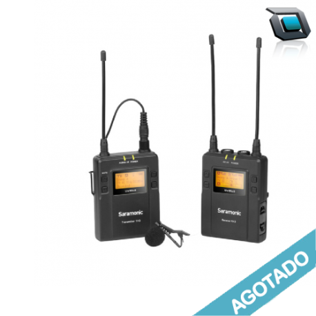 Microfono Inalambrico Saramonic UwMic9 de solapa digital UHF.