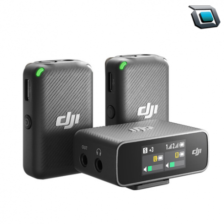 DJI Mic Dual (2 TX + 1 RX + Estuche de carga) Compact Digital Wireless - Imagen 2