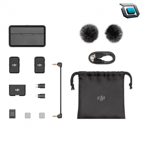 DJI Mic Dual (2 TX + 1 RX + Estuche de carga) Compact Digital Wireless - Imagen 3