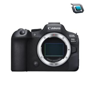 Cámara Canon EOS R6 Mark II mirrorless, diseñada para profesionales que buscan velocidad, rendimiento en baja luz y grabación de video avanzada.