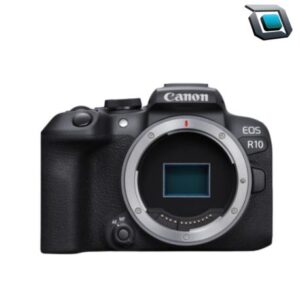 Cámara mirrorless Canon EOS R10 (solo cuerpo), perfecta para fotógrafos y videógrafos que buscan un sistema compacto, rápido y de alta calidad.
