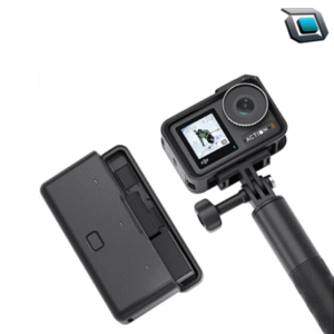 Cámara de acción DJI Osmo Action 3 Adventure Combo, con grabación 4K, diseño resistente, múltiples accesorios y estabilización avanzada, ideal para deportes extremos y aventuras al aire libre.