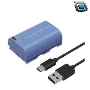 “Batería SMALLRIG USB-C 2400 mAh para Canon LP-E6NH con carga rápida”