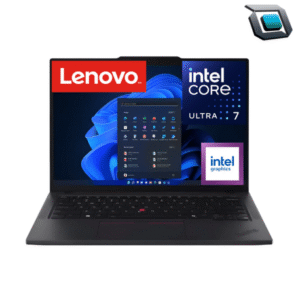 Laptop Lenovo ThinkPad T14 Gen 5 con procesador Intel Core Ultra 7 155U, 16 GB de RAM, disco SSD de 1 TB y sistema operativo Windows 11 Pro, ideal para productividad profesional.