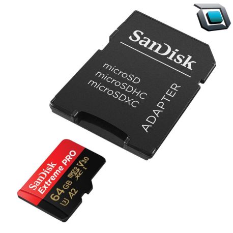 SanDisk Extreme PRO microSDXC 64GB alta velocidad para 4K UHD