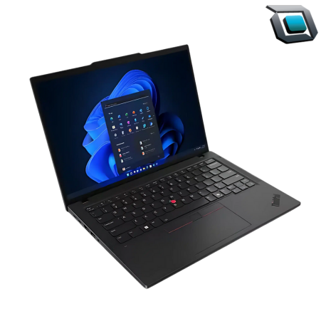 Laptop Lenovo ThinkPad T14 Gen 5 con procesador Intel Core Ultra 7 155U, 16 GB de RAM, disco SSD de 1 TB y sistema operativo Windows 11 Pro, ideal para productividad profesional.