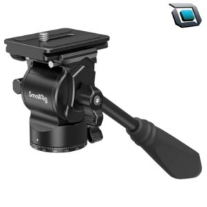 Cabezal fluido compacto SmallRig CH10 con base plana de 36 mm ideal para video