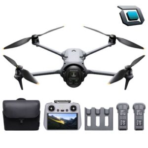 DJI Mavic 4 Pro en vuelo con cámara Hasselblad 6K HDR y gimbal 360°