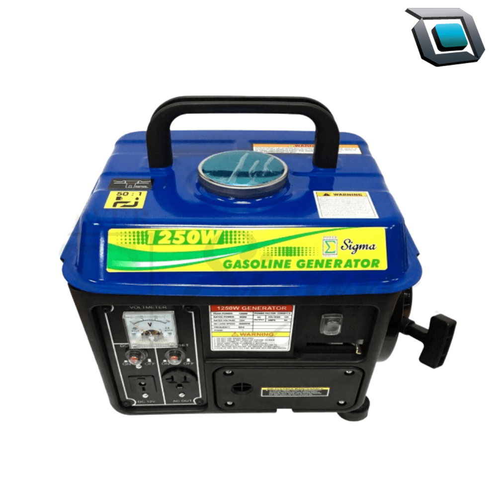 Generador Sigma 1250W a Gasolina Portátil y Compacto - Imagen 2