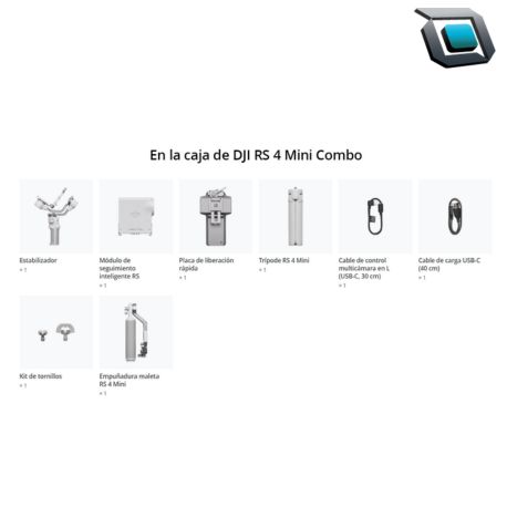RS 4 Mini Combo DJI – Estabilizador portátil de 3 ejes