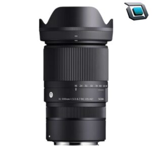 Objetivo Sigma 16-300mm f/3.5-6.7 DC OS Contemporary Canon RF vista frontal