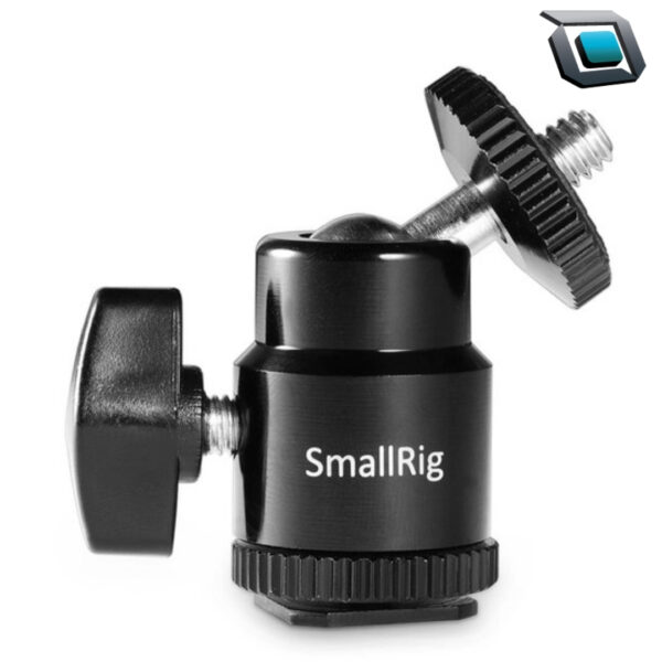 Adaptador de zapata fría SmallRig 761 a Mini cabeza de bola de 1/4"-20