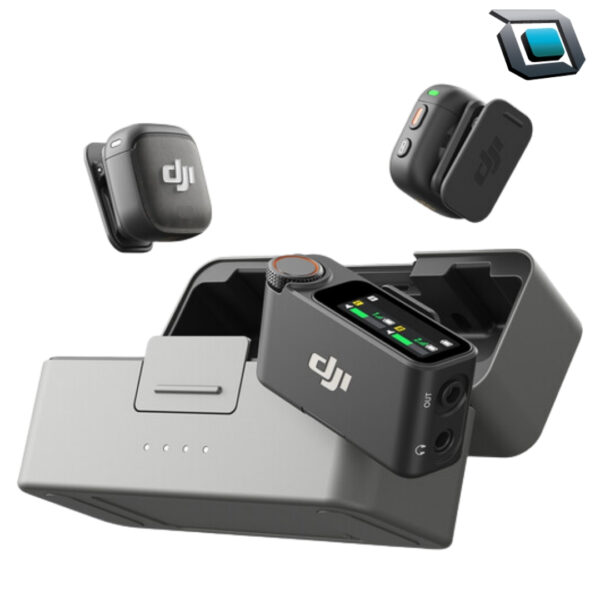 Micrófono DJI Mic 3, compacto e inalámbrico (2 TX + 1 RX + Estuche de carga)