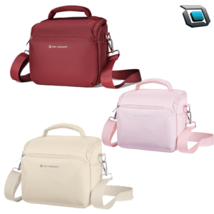 Bolso de Cámara K&F Concept Pequeño – Estuche Cruzado DSLR/SLR Compacto y Resistente