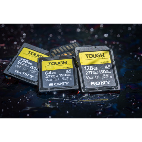 Tarjeta de memoria Sony Tough 128GB SDXC UHS-II SF-M V60 - Imagen 3