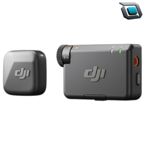 Sistema DJI Mic Mini inalámbrico compacto con transmisor y receptor para cámara y smartphone.