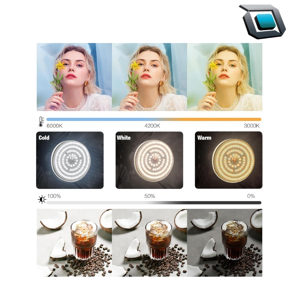 Kit de iluminación BEIYANG, Softbox fotográfico con 2 bombillas LED de 85W 6000K E27 - Imagen 4